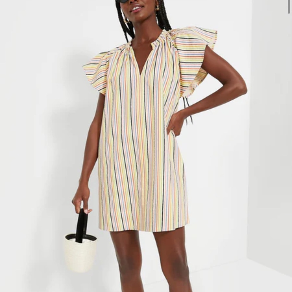 Rainbow Stripe Vivi Dress size small